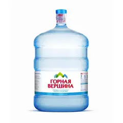 Вода питьевая Горная Вершина 19л (включая стоимость бутыли ПК 19л)
