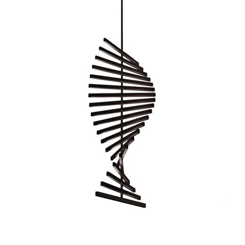 Люстра Rhythm Vertical Black H119