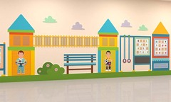 Декоративно-развивающая панель  «Спорт» 10 метров