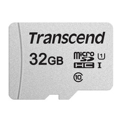 Карта памяти Transcend 300S microSDHC 32Gb UHS-I Cl10 +ад, TS32GUSD300S-A