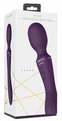 Фиолетовый вибромассажер Enora - 22 см. - 