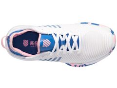 Женские теннисные кроссовки K-Swiss Hypercourt Supreme Women - white/star sapphire/orchid pink