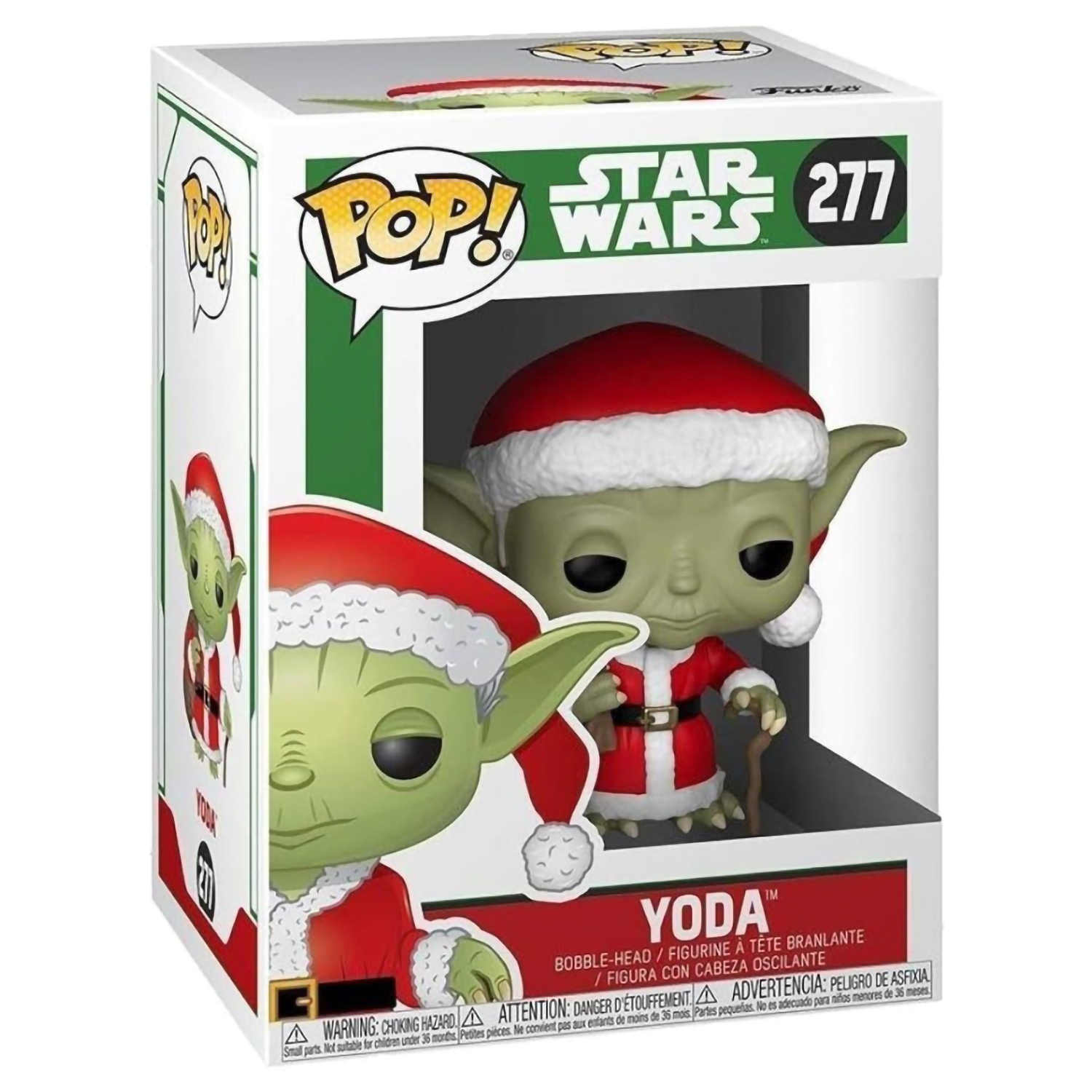 Funko POP Star Wars Holiday Santa Yoda 277 28oi.ru