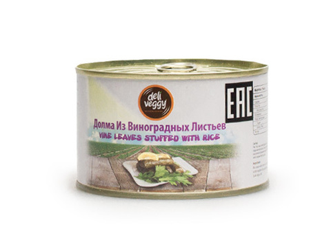 Долма из виноградных листьев Deli Veggy, 400г