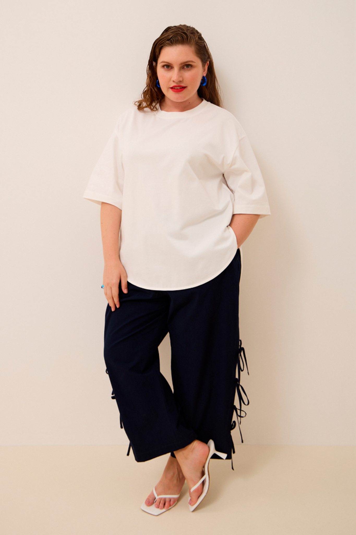 Футболка oversize из хлопка повышенной плотности