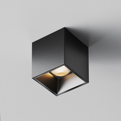 Накладной светодиодный светильник Maytoni Alfa LED C064CL-5W2.7K-SQ-B