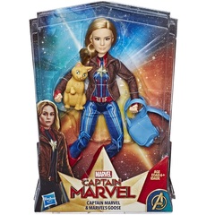 Капитан Марвел 29 см и кошка Гуся