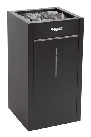 Harvia Электрическая печь Virta Combi HL70S Black HL700400S 6,8 кВт (с парогенератором, ручной залив воды, без пульта)