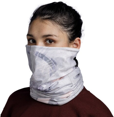 Шарф-труба с флисом двухсторонний Buff Polar Reversible Snout Ecru фото 2
