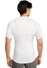 Термобелье Nike Pro Dri-FIT Tight Short-Sleeve Fitness Top - white