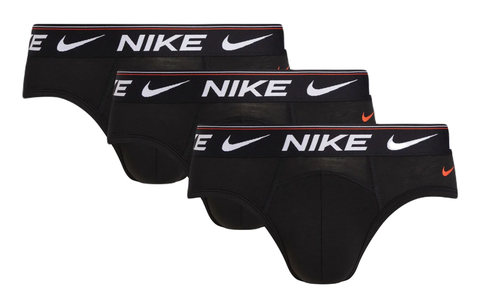 Боксерки теннисные Nike Dri-Fit Ultra Comfort Brief 3P - black/black/black