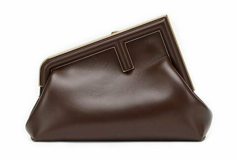 Сумка Fendi Fendi First маленькая темно-коричневый