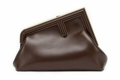 Сумка Fendi Fendi First маленькая темно-коричневый