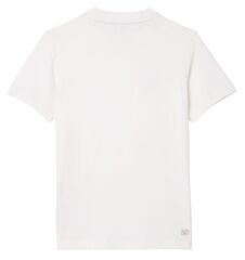 Детская теннисная футболка Lacoste Kids Roland Garros Edition Performance Ultra-Dry Jersey T-Shirt - white
