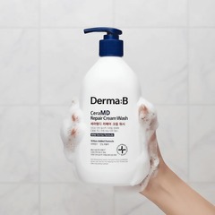 Липосомный крем-гель для душа с ламеллярной эмульсией Derma:B CeraMD Repair Cream Wash