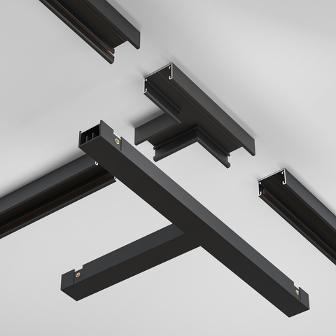 Т- образный коннектор накладной Maytoni Basity TRA172CT-11B