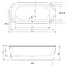 Cezares METAURO-Central-180-SCR-GRIGIO Передняя панель для акриловой ванны, 180x5x40