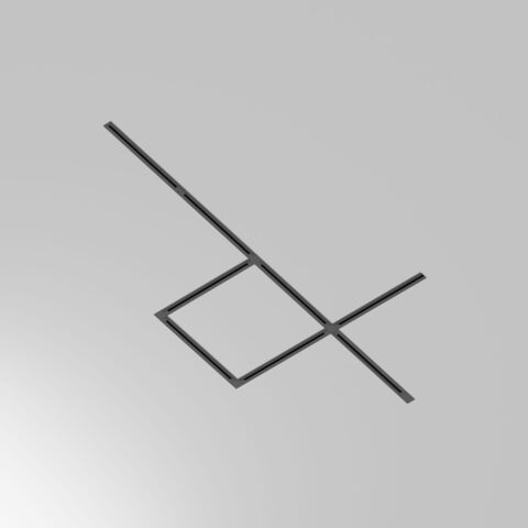 Шинопровод однофазный встраиваемый Maytoni Technical TRX004-112B 2м