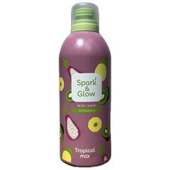 Гель-пена для душа с ароматом тропических фруктов - Tropical mix body wash, 350мл