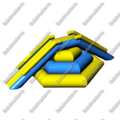 Модуль аквапарка «Веселые ярусы», 8,7×3×2,6 м