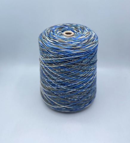 Бобинная пряжа (пр.Италия),Calinza, 420/100гр, 75% Шерсть, 25% Полиамид, цвет-Мультиколор(118). арт.36752