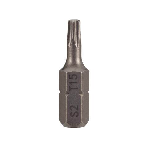 Бита T15 х25мм TORX S2 1шт SGS 6325-T15