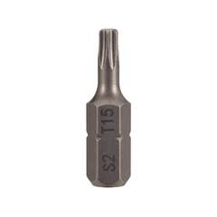 Бита T15 х25мм TORX S2 1шт SGS 6325-T15