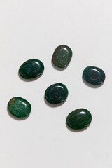 Зелёный авантюрин галтовка