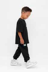 брюки  для мальчика  КР 400765-1/черный к562