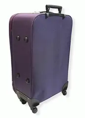 Чемодан Hossoni тканевый средний Сиреневый 65|42|23+3|см (4 колеса съемные) Цена указана на САМОВЫВОЗ!!!