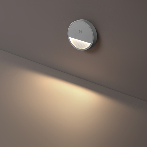 359707 OVER NT25 434 белый Светильник накладной сенсорный для лестниц IP20 LED 0.4W 3000К 1000mAh Li-ion, 5V VESPERA