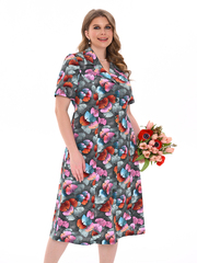 4536 Халат на пуговицах