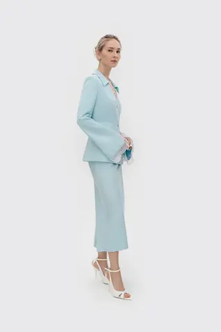 Жакет с кружевом KISLOVA