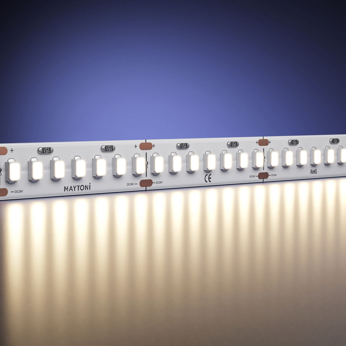 Светодиодная лента Maytoni 11W/m 252LED/m 2835SMD теплый белый 5M 201049