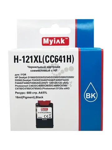Картридж MyInk 121XL CC641HE для HP DJ D2563/F4283 (R) Black