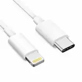 Кабель Type-C (USB-C) - Lightning с быстрой зарядкой 2м (200 см) (Белый)