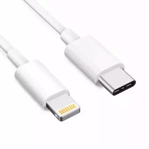 Кабель Type-C (USB-C) - Lightning с быстрой зарядкой 2м (200 см) (Белый)