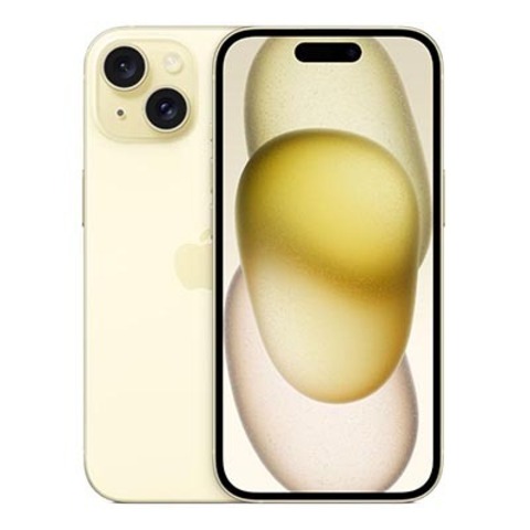 iPhone 15, 128 ГБ, желтый