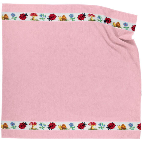 Полотенце c уголком 80х80 Feiler Pauli розовое