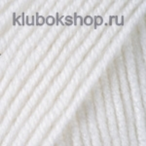 YarnArt Merino De Luxe (50) 501 Белый, пряжа, фото