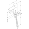 Am.Pm F85A02500 X-Joy. TouchReel смеситель для умывальника. хром. шт.
