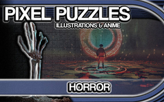 Pixel Puzzles Illustrations & Anime - Jigsaw Pack: Horror (для ПК, цифровой код доступа)