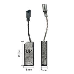 Щетка графитовая UNITED PARTS 5х8х19мм для BOSCH GBH2-24DSR,GBH2-24DFR (аналог 1617014134) (10шт) 90-0240