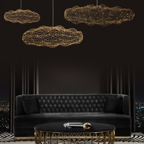 Подвесной светодиодный светильник Loft It Cloud 10247/550 Gold