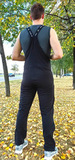 Утеплённый лыжный костюм ArsWear Red Training со спиной мужской