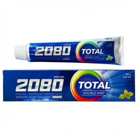 Зубная паста с мятой Dental Clinic 2080 Total Double Mint Toothpaste ,120 гр