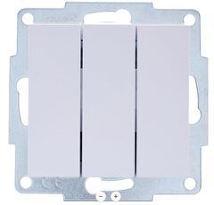 VESNA 742 0288 109 Выключатель тройной белый (механизм)