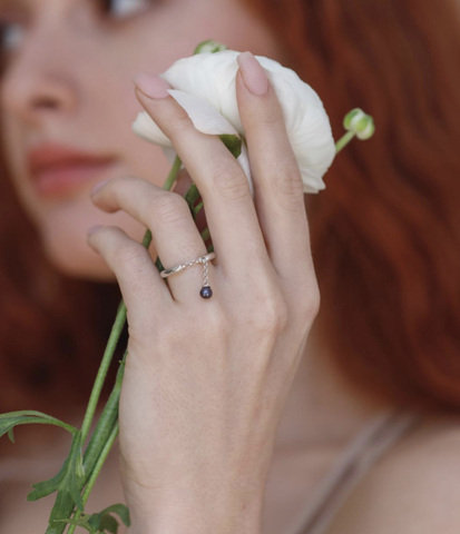 кольцо vibe and pearl