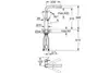 GROHE Essence 30504GL0 Смеситель для кухонной мойки с вытяжным изливом 2jet, холодный рассвет глянец