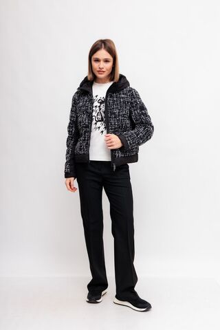 Marc Cain Sports Куртка - букле утепленная с капюшоном